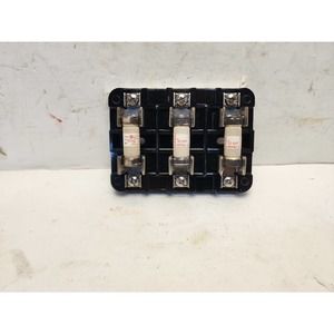 Marathon 6T30A3SP Fuse Block Holder 30A 600V 3 Pole W/fuses
